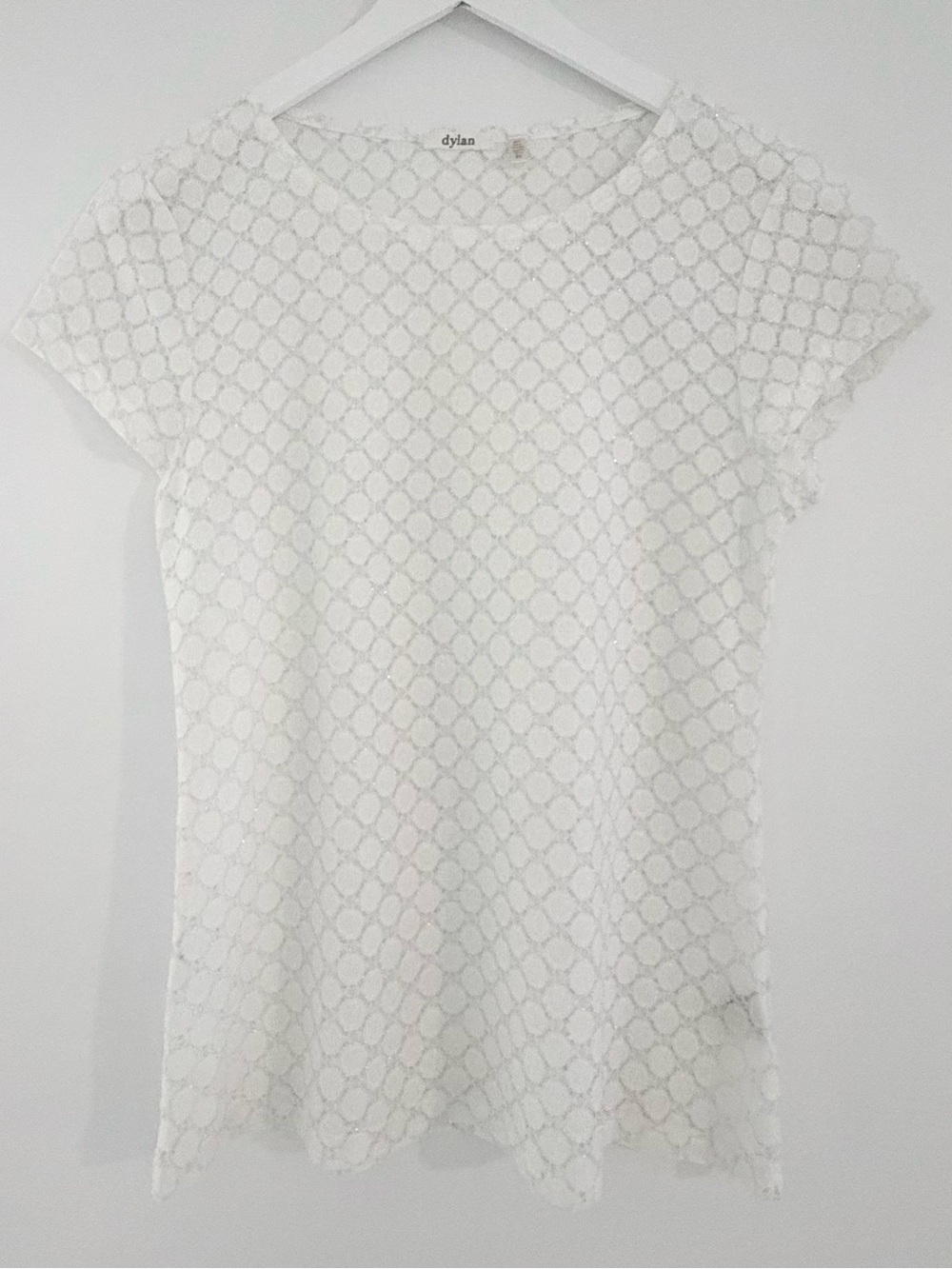 🤍 Dylan White Eyelet Blouse